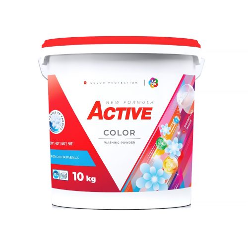 Active mosópor Color vödrös (130 mosás) 10kg