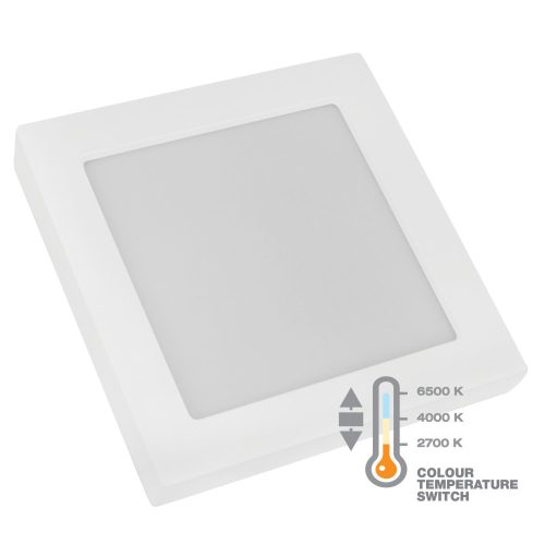 Commel LED panel négyzet 18W 2700/4000/6500K 227mm