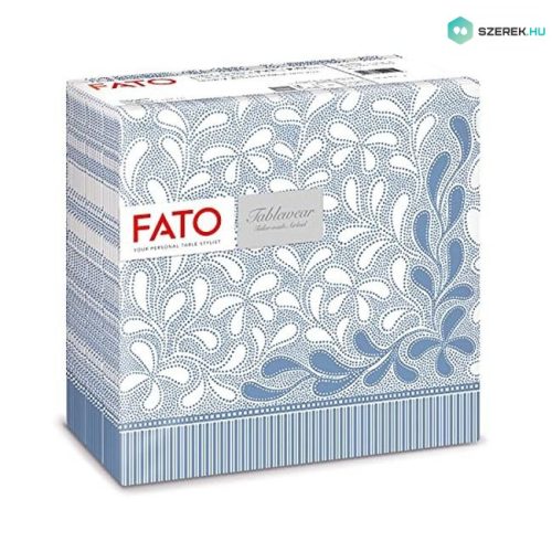 Fato Airlaid szalvéta 40x40cm Botanic Blue 50 lapos