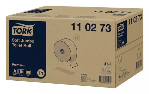 Tork toalettpapír T1 Jumbo Premium soft, 2r., fehér, 360m/tek, 6tek/karton