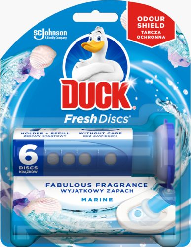 Duck wc öblítő korong 36ml 6db-os (6csg/karton) marine