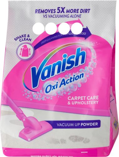 Vanish Shake & Clean Szőnyegtisztító Por 650g (4db/karton)