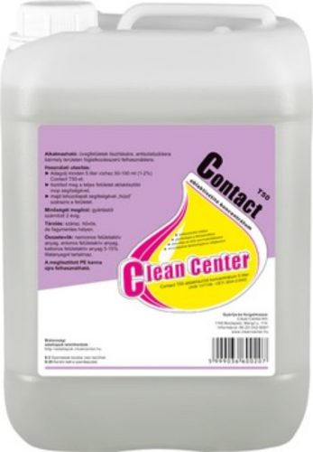 Clean Center Contact T50 ablaktisztító koncentrátum 5L