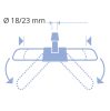 TTS Moptartó - 100cm, fém, bebújós