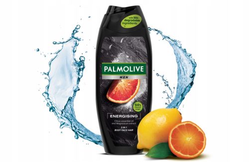 Palmolive tusfürdő 500ml (6db/karton) energising men citrus essential oil and magnesium extract