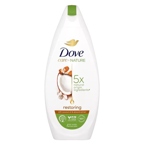 Dove Restoring Ritual Tusfürdő 400ml (12db/karton) Kókuszolaj és Mandulatej