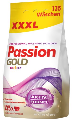 Passion Gold  színes mosópor 8,1kg / 135 mosás