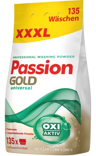 Passion Gold  univerzális mosópor 8,1kg / 135 mosás