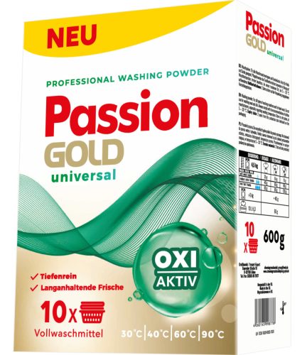 Passion Gold  univerzális mosópor 600g / 10 mosás