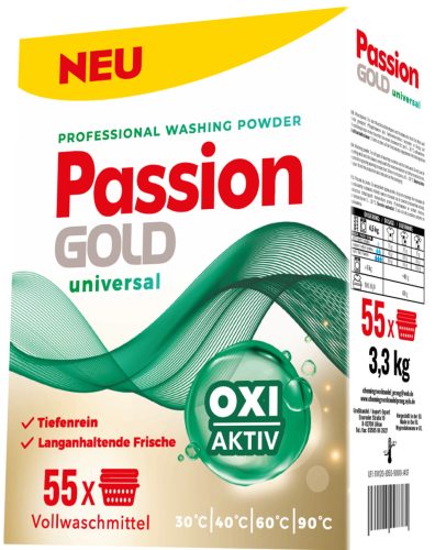 Passion Gold  univerzális mosópor 3,3kg / 55 mosás