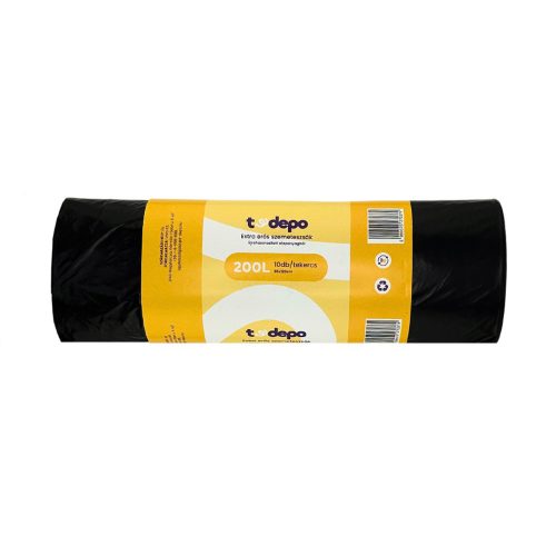 DEPO szemeteszsák 200L - 95*120cm extra erős 10db/tek