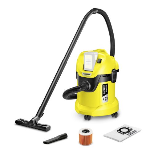 Karcher WD 3 Battery Akkumulátoros Száraz-nedves porszívó (akkumulátor nélkül)