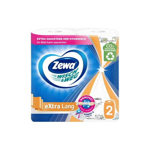 Zewa Wisch&Weg Extra Long Design papírtörlő - 2 rétegű 2 tekercses