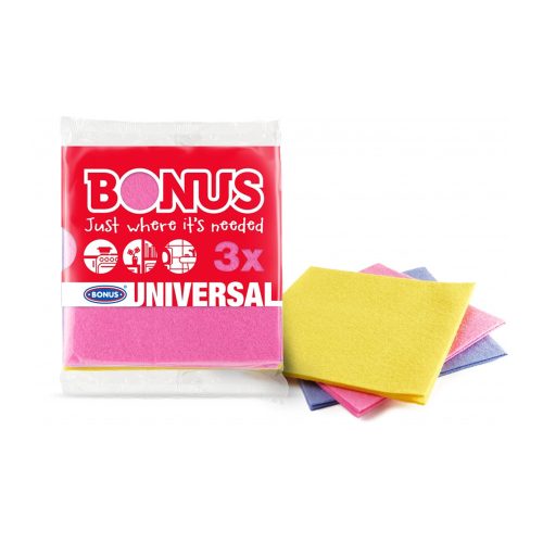 Bonus törlőkendő univerzális 3db-os