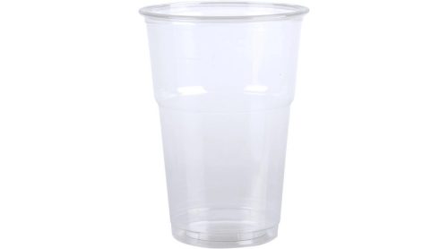 Műanyag pohár átlátszó - PP 500ml