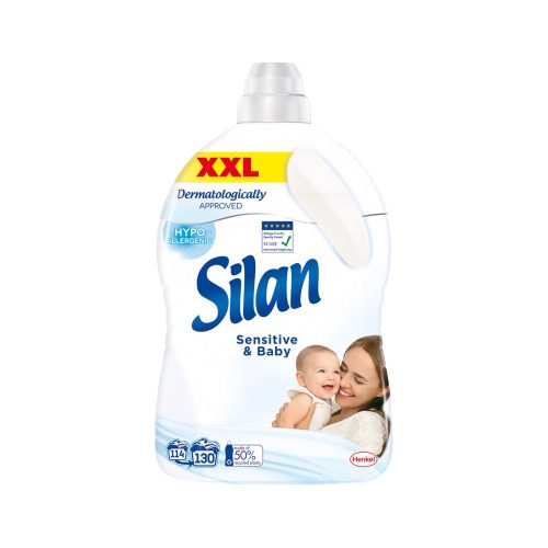 Silan öblítő Sensitive & Baby - 130 mosás 2,86L