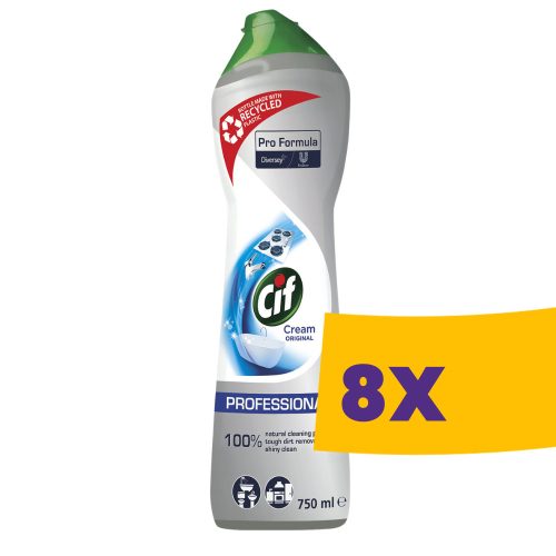 CIF Pro Formula Cream Karcmentesen tisztító folyékony súrolószer 750ml (Karton - 8 db)