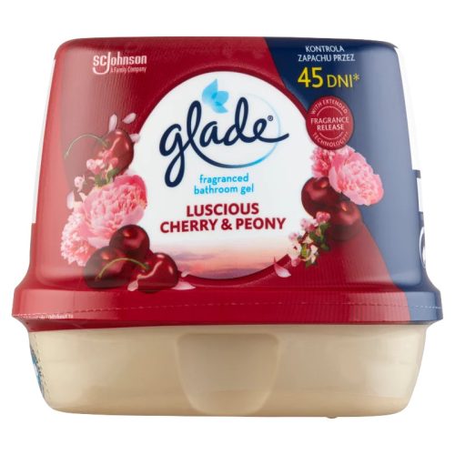 Glade Fürdőszobai Illatosító Zselé 180 g Luscious Cherry and Peony