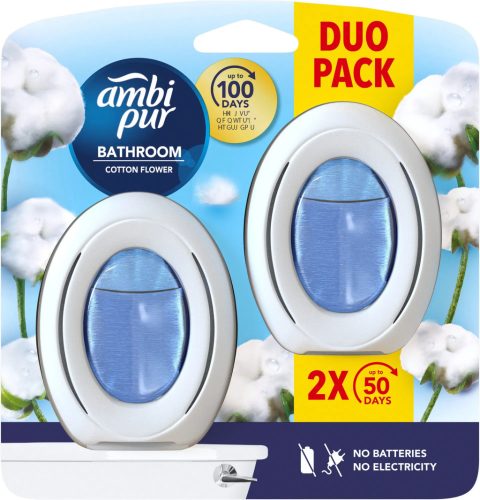 Ambi pur Fürdőszoba Illatosító 2 x 7,5 ml Cotton Flower DOU PACK